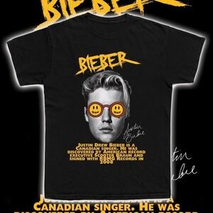 Justin Bieber Pop Star Music Fan Gift Unisex T-Shirt